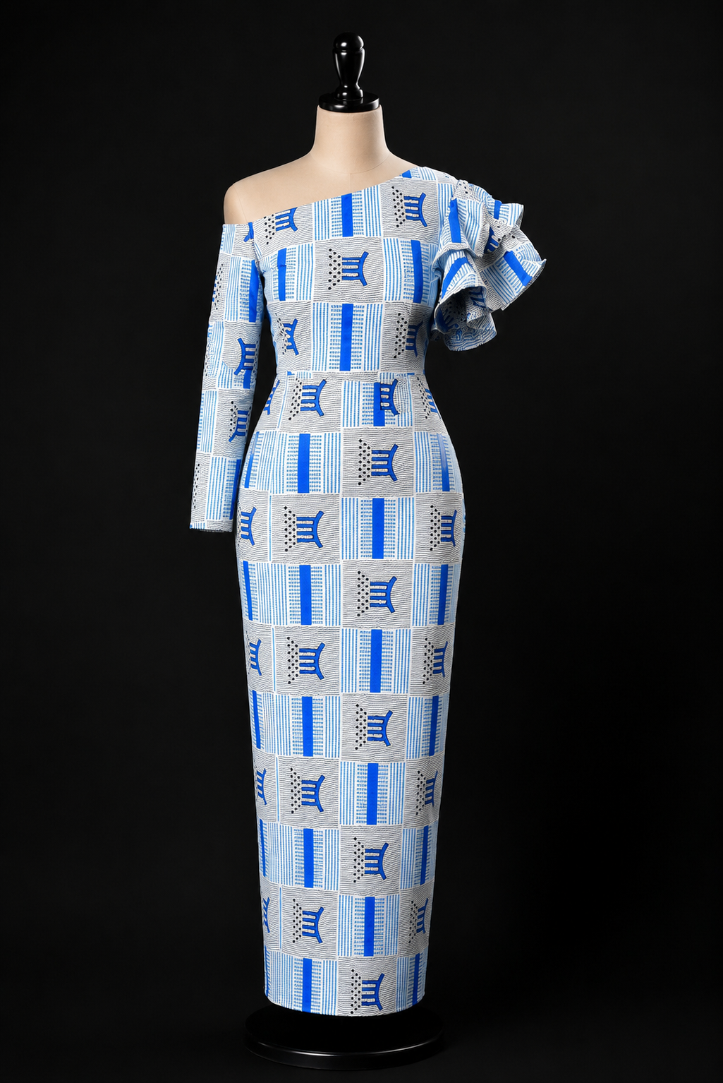 Ivory & samphire luxe gown